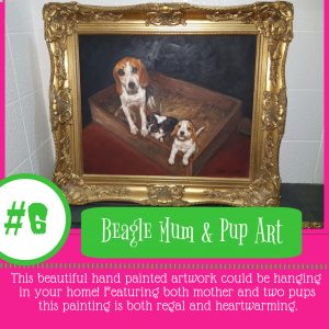 Beagle Mum & Pup Art #6